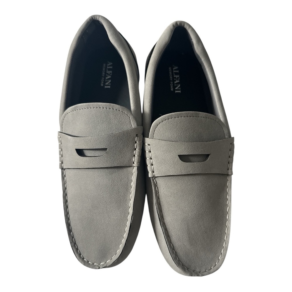 Alfani Men's light Gray Loafers in box